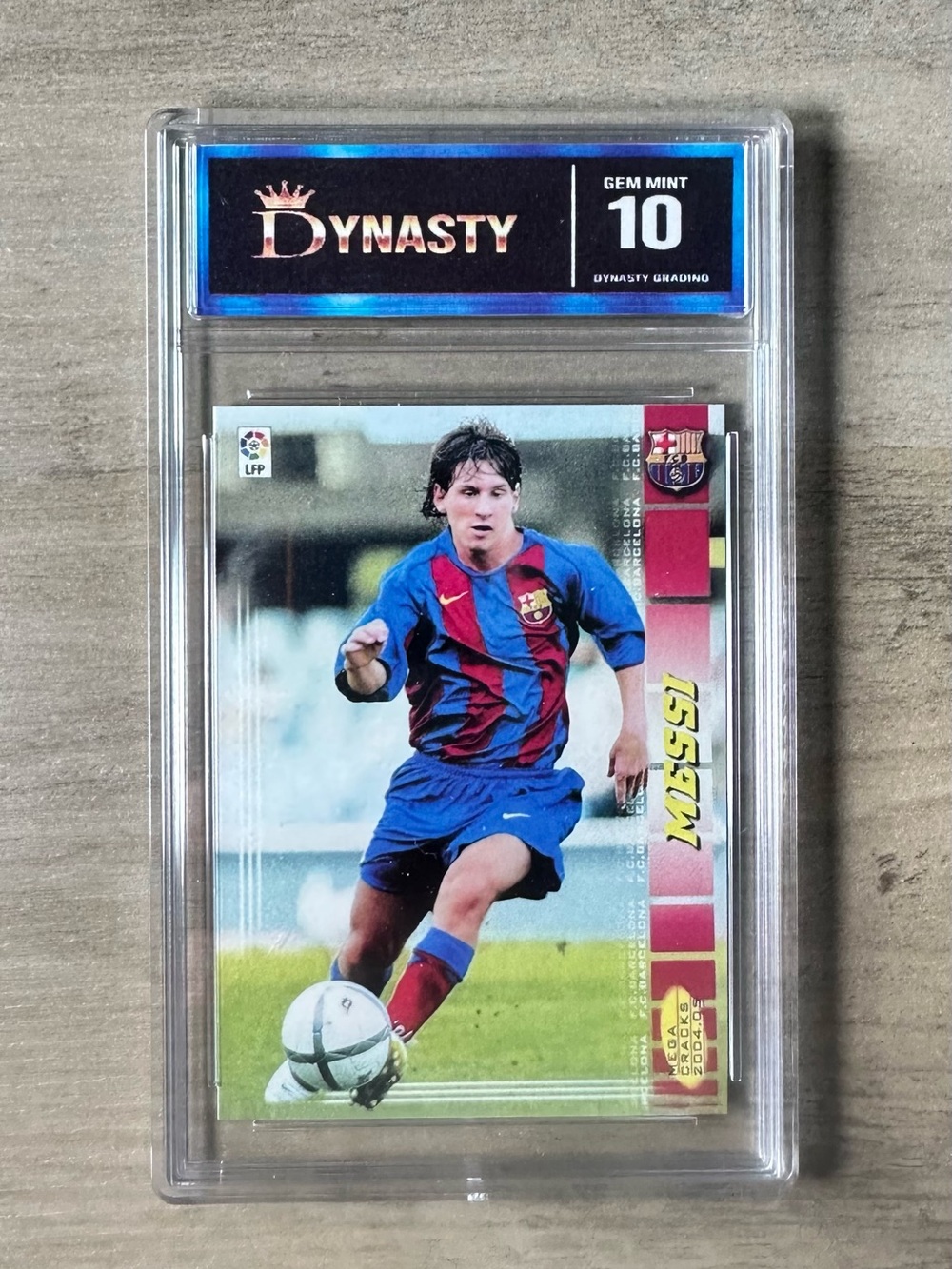 Lionel Messi Rookie Gem Mint 10 2004/05 Panini #71 BIS Novelty Card